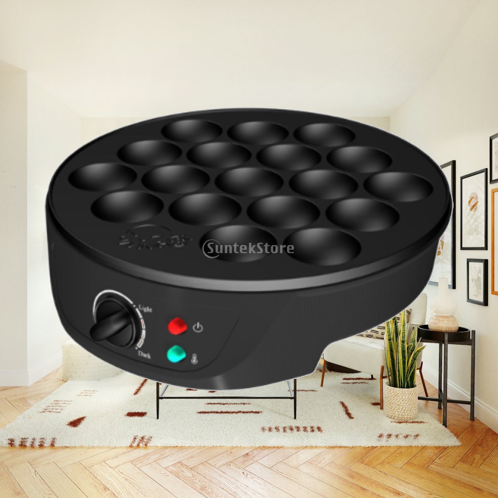 Takoyaki Grill Plate - Piastra Elettrica Antiaderente per Takoyaki, Griglia