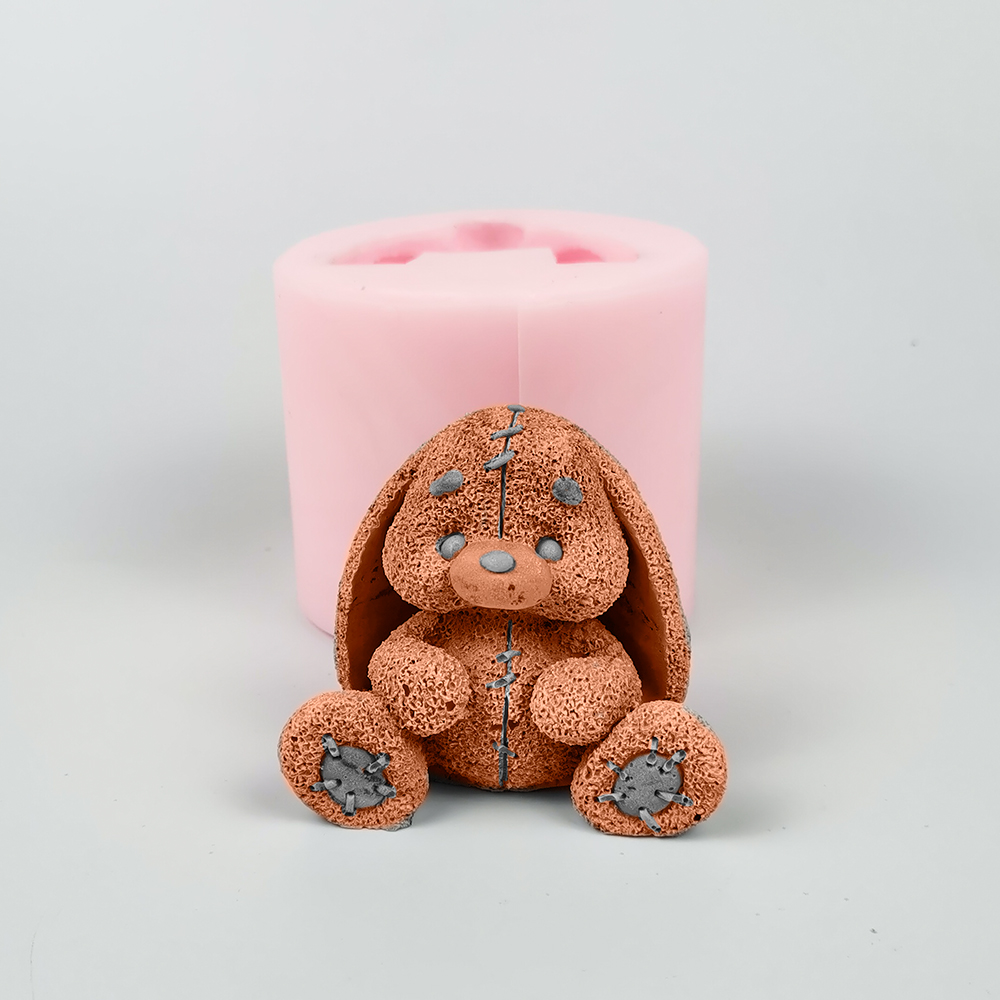 Bunny Cake Mold - Stampo in silicone 3D simpatico cartone