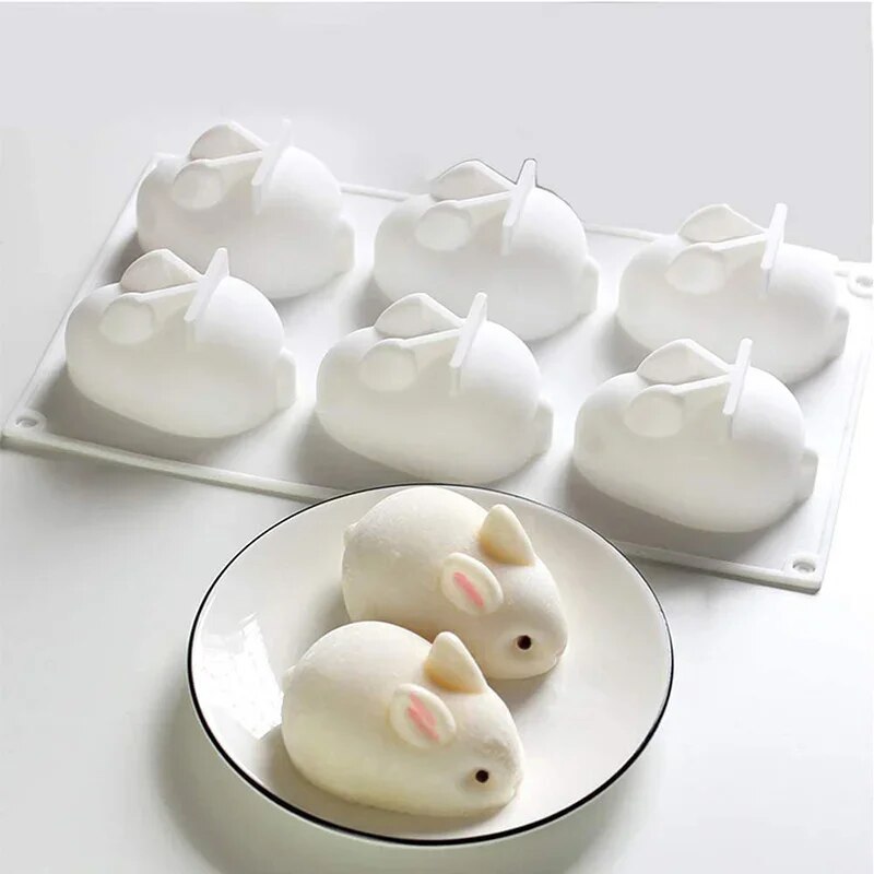 Bunny Cake Mold - Stampo in Silicone a Forma di