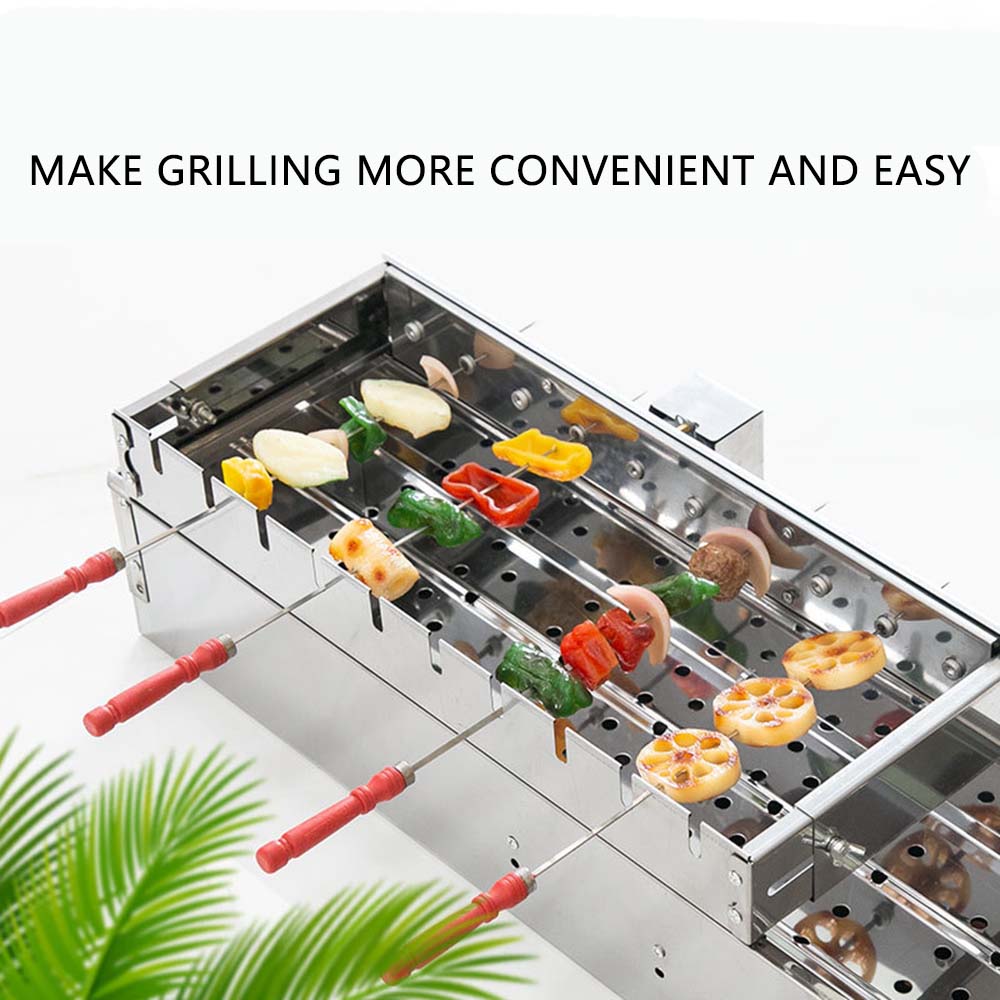 Hot Dog Press - Spiedini per griglia commerciali in acciaio