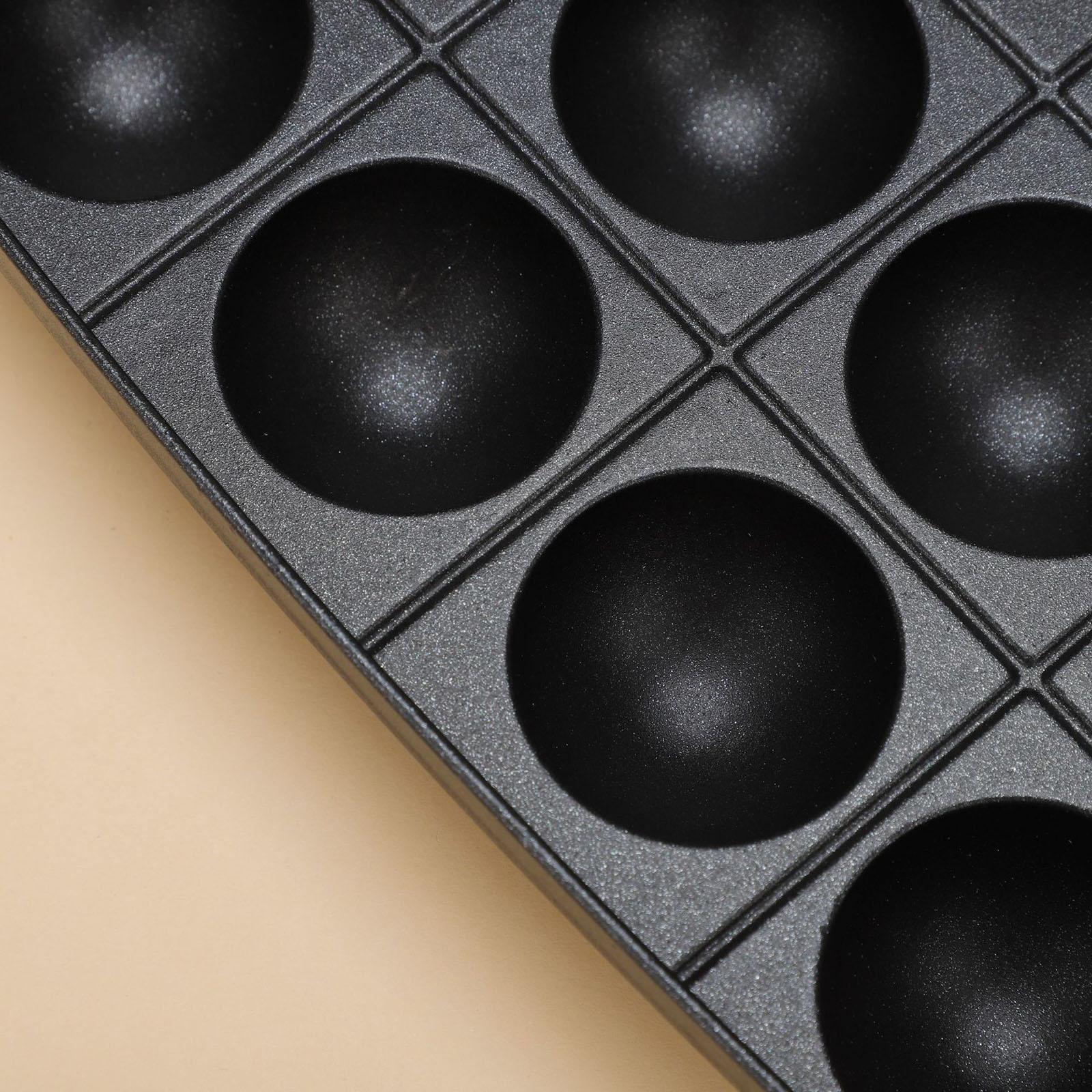 Takoyaki Grill Plate - Padella per Takoyaki con 16 Cavità,