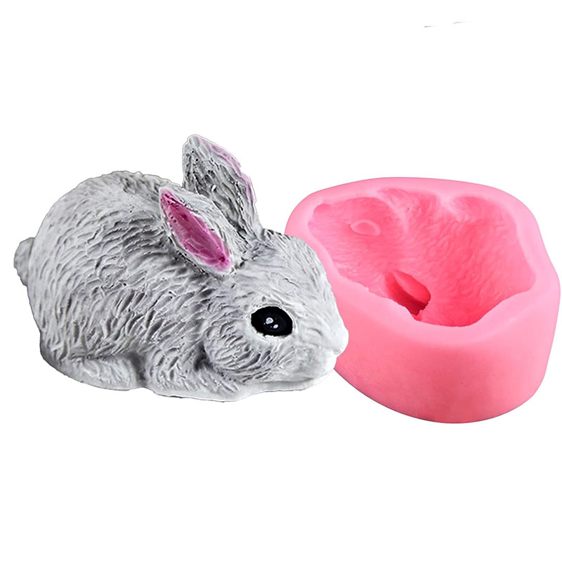Bunny Cake Mold - Stampo per sapone in silicone con