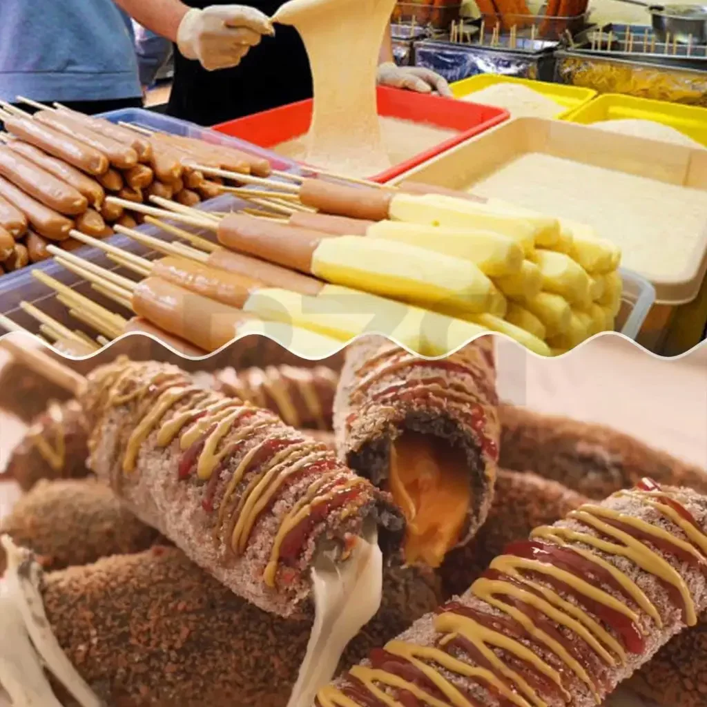 Corn Dog Stick - Friggitrice Elettrica Commerciale di Grande Capacità