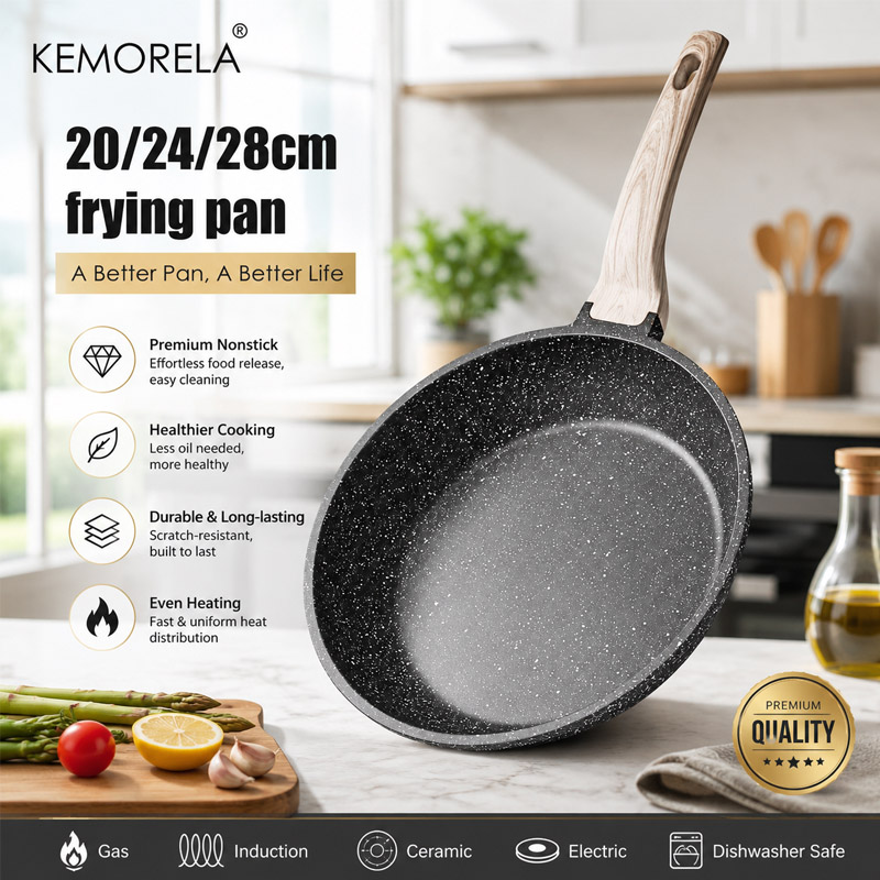 Mini Pancake Griddle - Padella Antiaderente 20/24/28cm per Casa, Compatibile