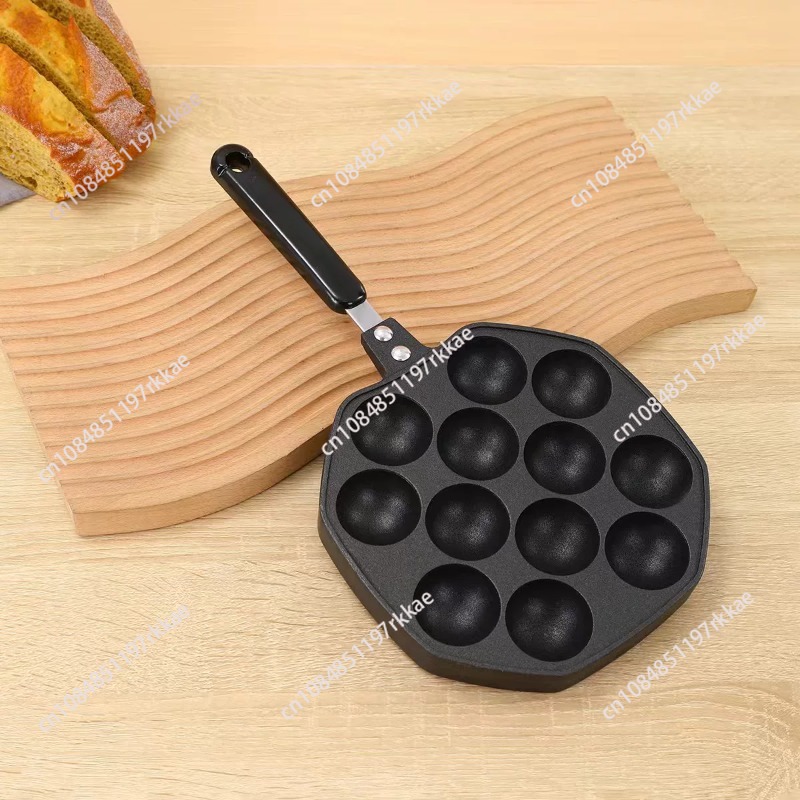 Takoyaki Grill Plate - Padella per Takoyaki con 12 Stampi,