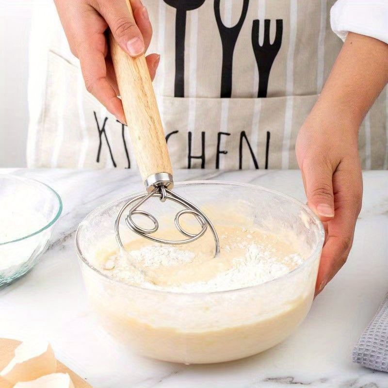 Danish Pancake Pan - Impastatrice manuale Frusta per impasto danese