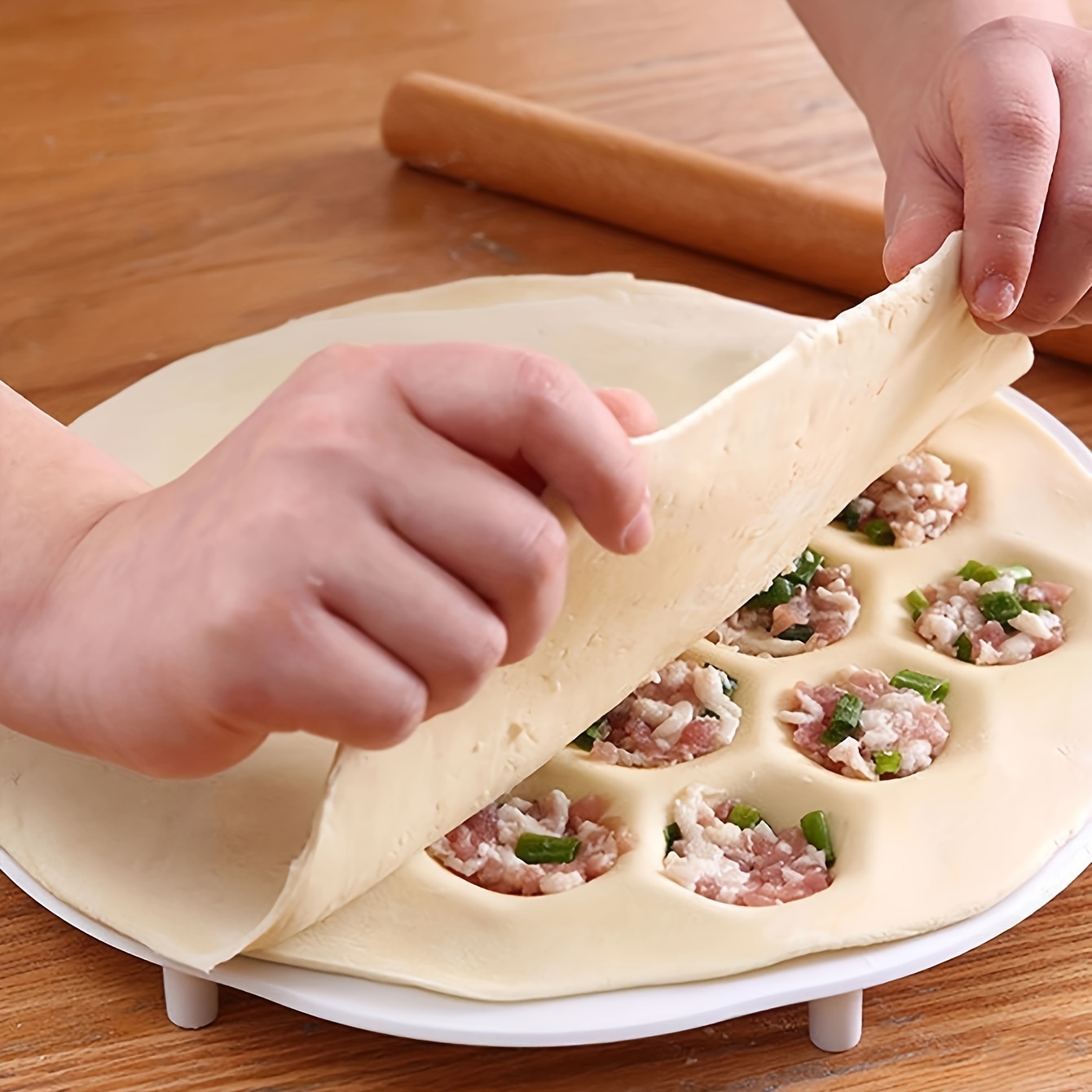 Dumpling Press Set - 1 pezzo: semplice stampo per gnocchi