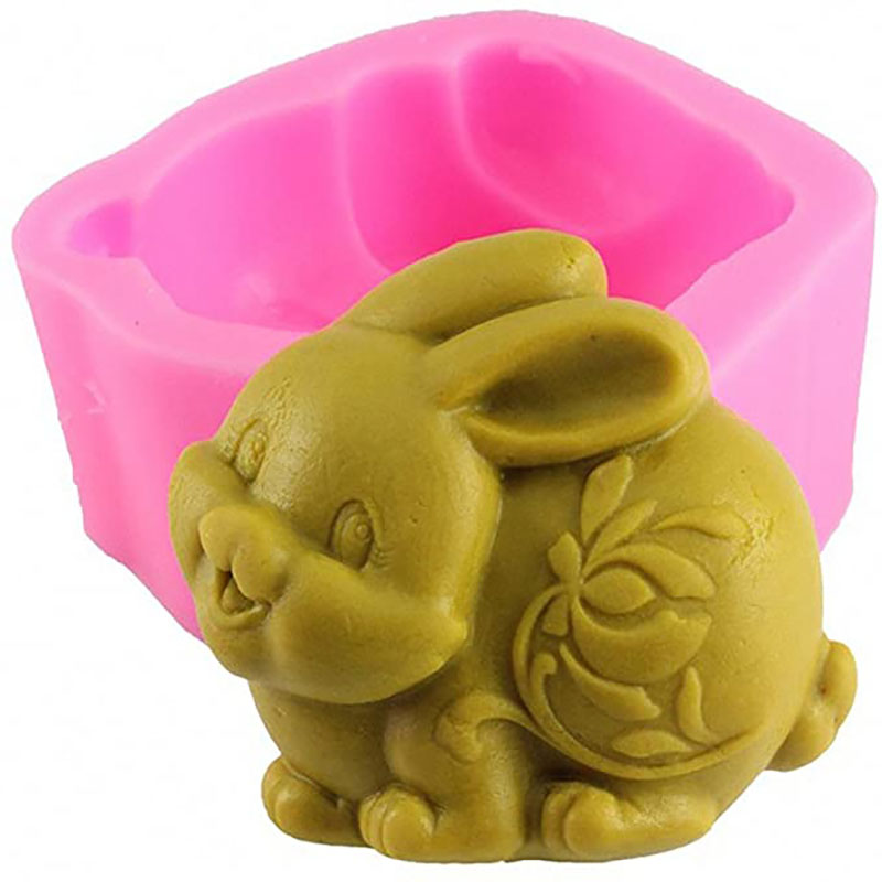 Bunny Cake Mold - Stampo per sapone in silicone per