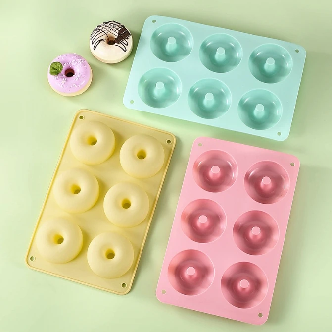 Donut Mold Silicone - Stampo in Silicone Multi Cavità Resistente