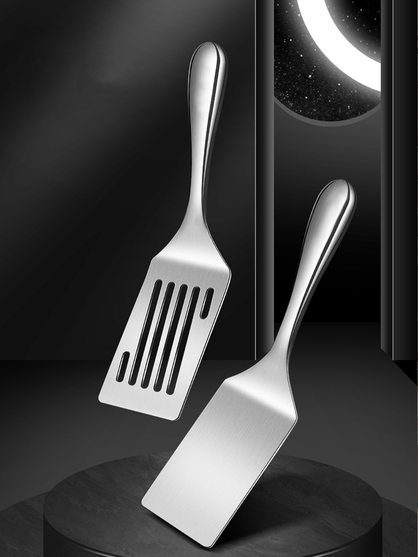 Okonomiyaki Spatula - Spatola in Acciaio Inox Piccola 2pz/1pz,