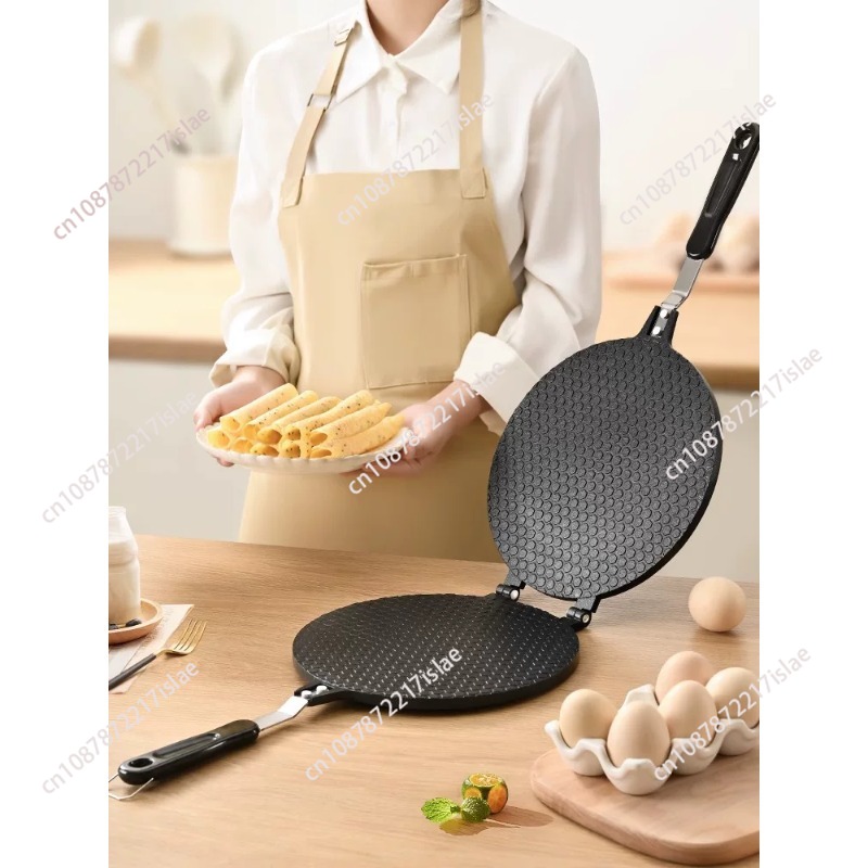 Egg Waffle Pan - Piastra per Waffle e Coni Gelato