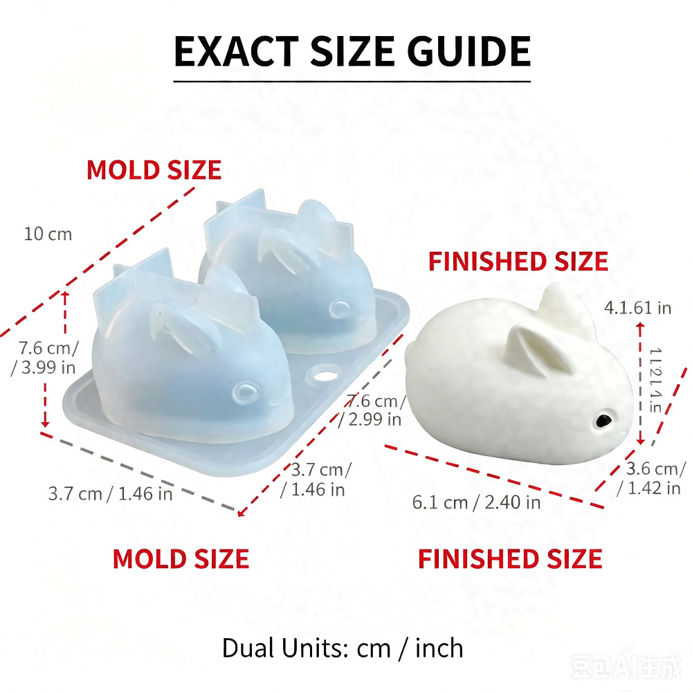 Stampo in Silicone 3D a Forma  - Bunny Cake Mold recensione e prezzo