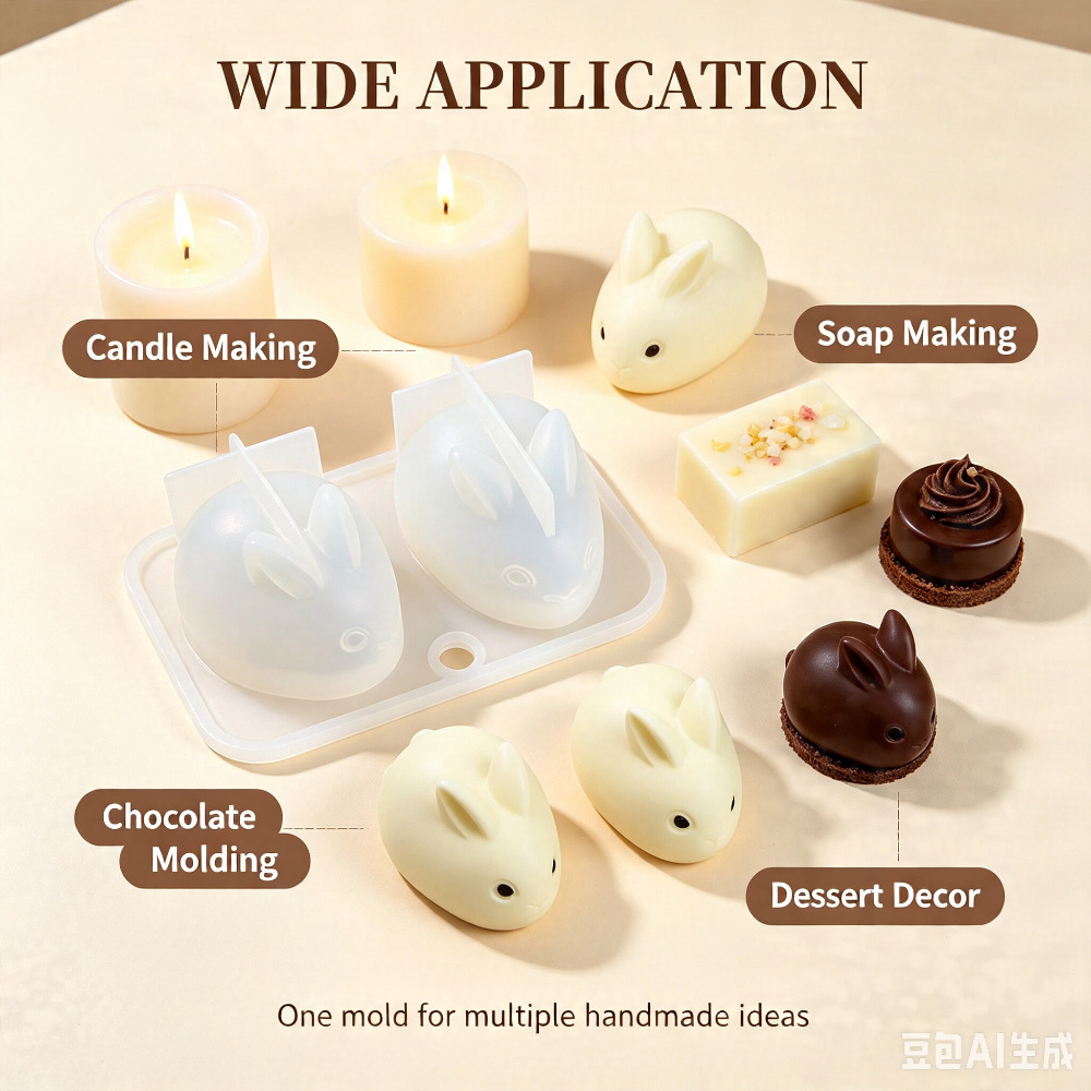 Stampo in Silicone 3D a Forma  - Bunny Cake Mold recensione e prezzo