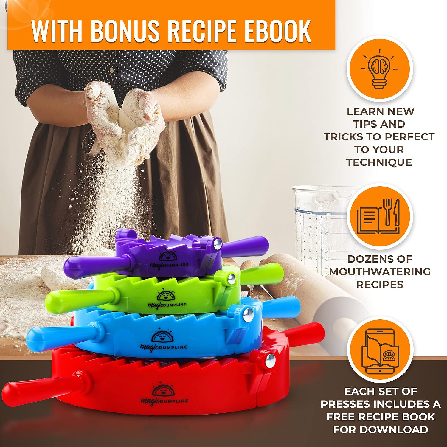 Kit per Fare Ravioli, Set di 4 - Momo Mold Press recensione e prezzo