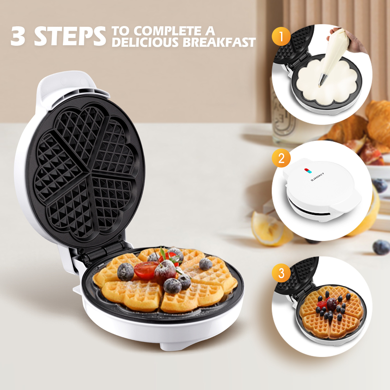 Stampi per cialde per colazion - Egg Waffle Pan recensione e prezzo