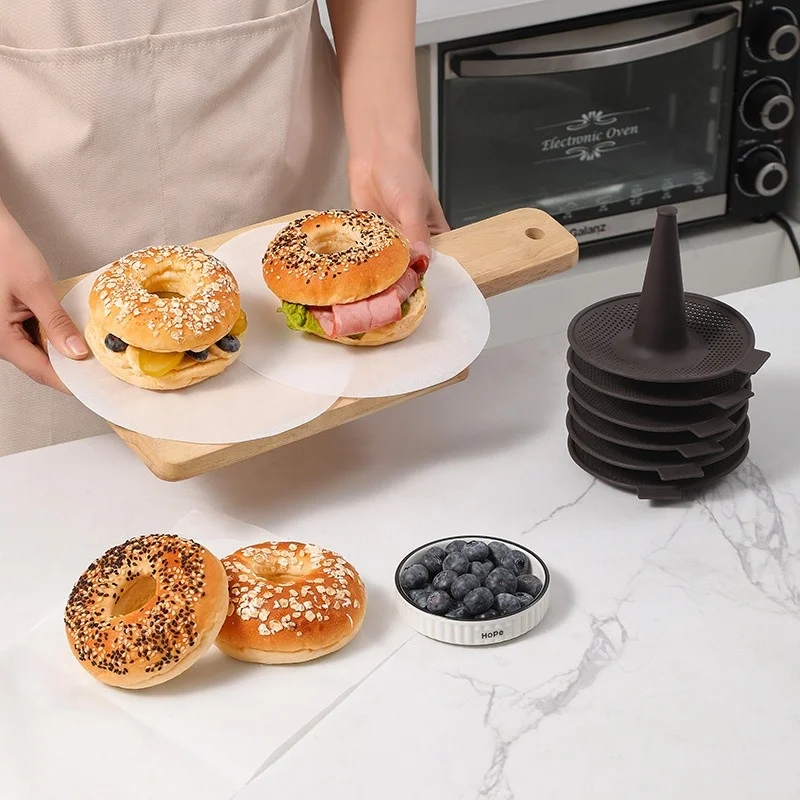 6 pz stampo da forno pane ciam - Donut Mold Silicone recensione e prezzo