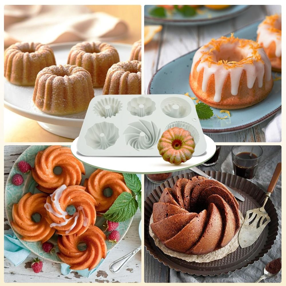 Stampi per mini torte a 6 cavi - Donut Mold Silicone recensione e prezzo