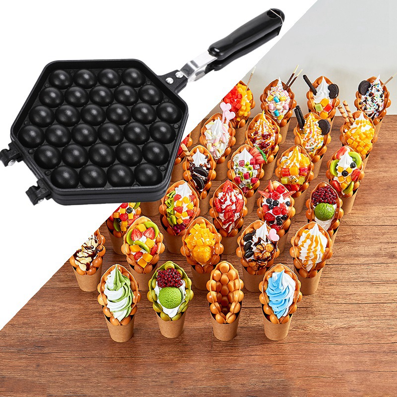 Stampo per Torte a Bolle (Egg  - Egg Waffle Pan recensione e prezzo