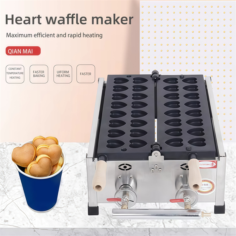 Mini gas a forma di cuore Waff - Mini Pancake Griddle recensione e prezzo