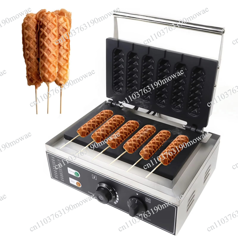 Macchina per Waffle a 6 Piastr - Corn Dog Stick recensione e prezzo