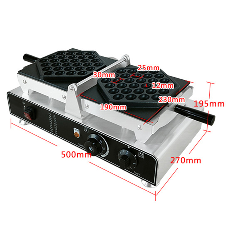 1500W Waffle Maker Commerciale - Egg Waffle Pan recensione e prezzo